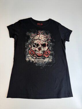 Howl O Scream Shirt Women Extra Large Skull Cut Out Busch Gardens Florida Gym Go